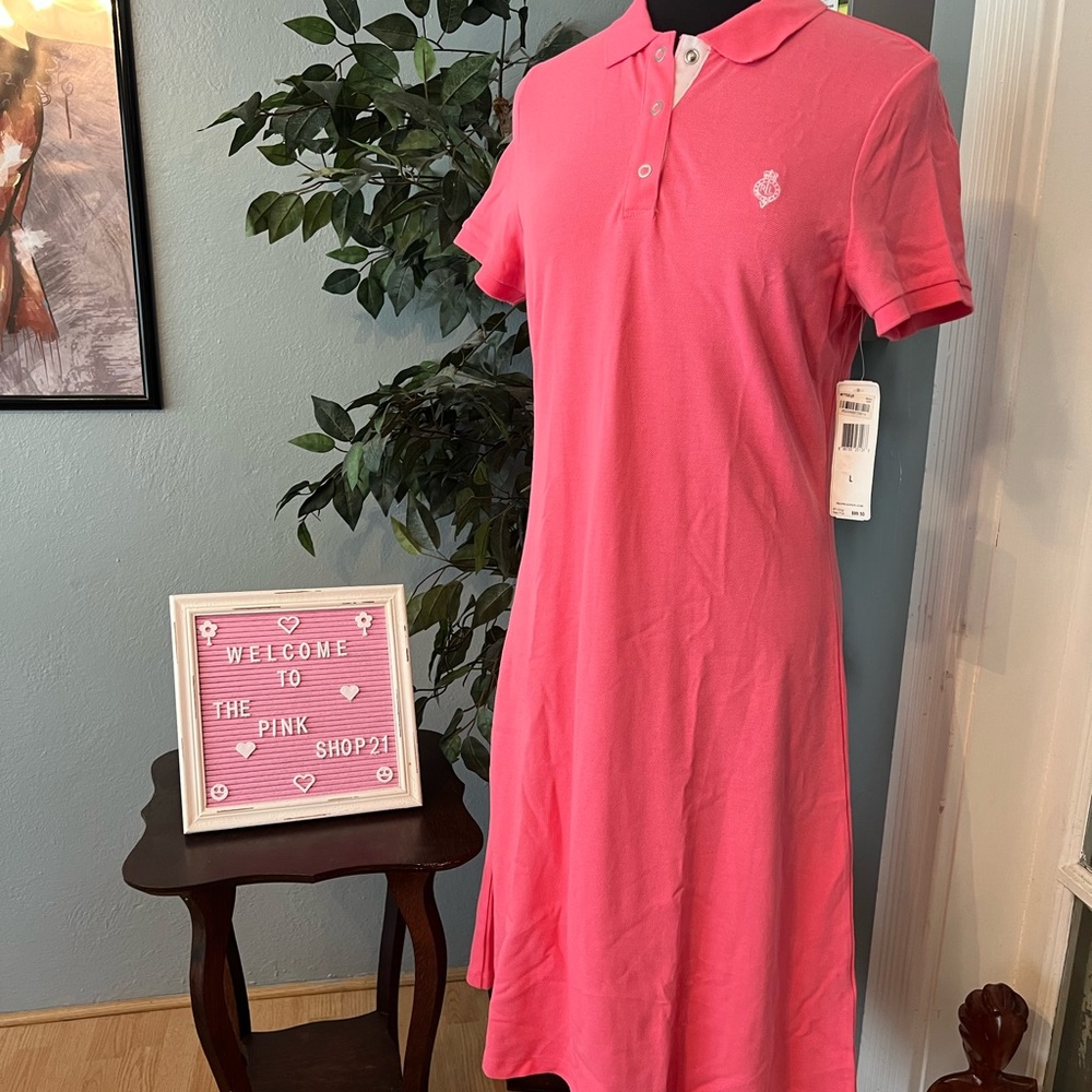 💗🧡 NWT!! Lauren Ralph Lauren Pink Golf Dress